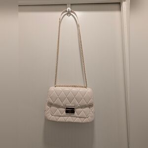 Kate Spade Cream Quilted Cross Body Bag